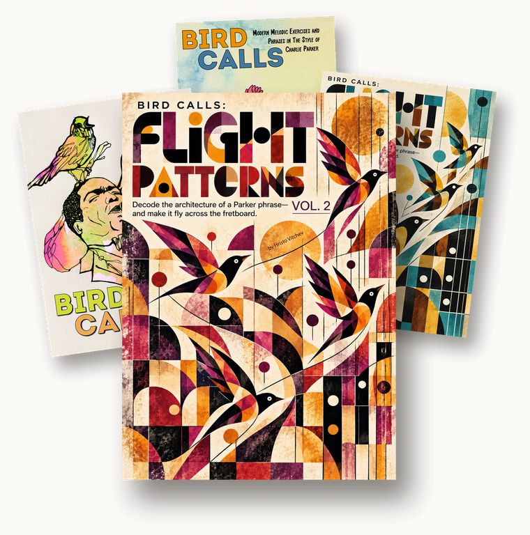 BIRD CALLS (Flight Patterns) Volume 2, with the other BIRD CALLS books behind it