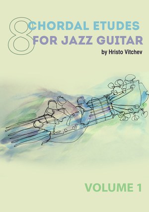 8 Chordal Etudes for Jazz Guitar — book cover