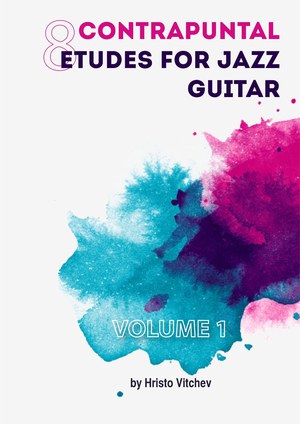 8 Contrapuntal Etudes for Jazz Guitar — book cover